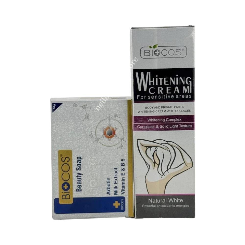 Biocos Brightening Cream For Sensitive Areas Combo