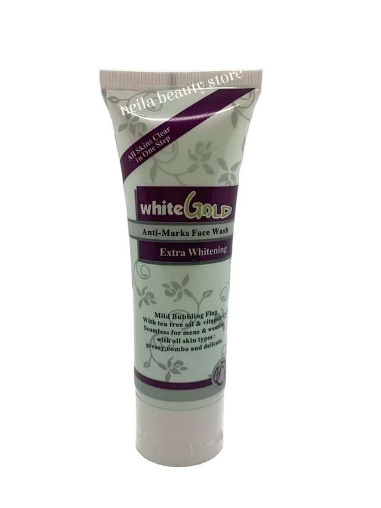 White gold anti-marks face wash