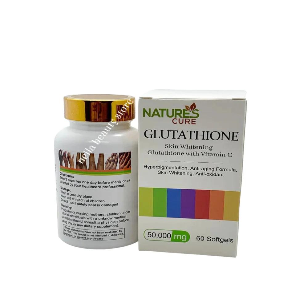 Nature's Cure Glutathione with Vitamin C Brightening beauty care