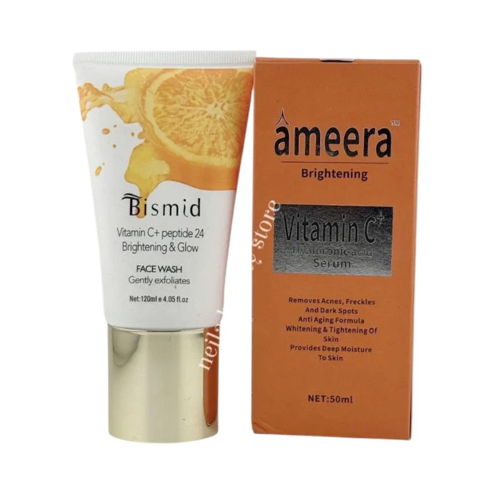 Bismid Ameera Vitamin C +Hyaluronic Acid Serum Combo