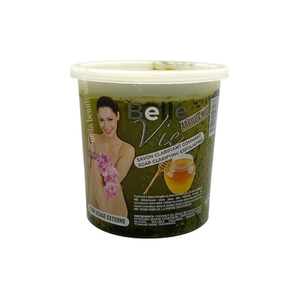Belle Vie Argile & Miel Clarifying Exfoliating Soap - 670Grm