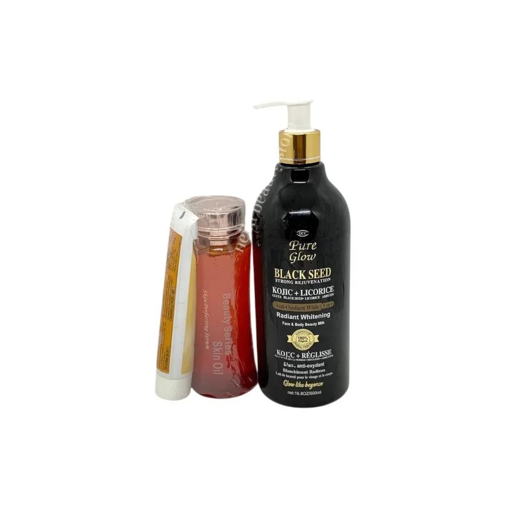 Pure Glow Blackseed, Kojic + Licorice & Beauty Series Oil Combo