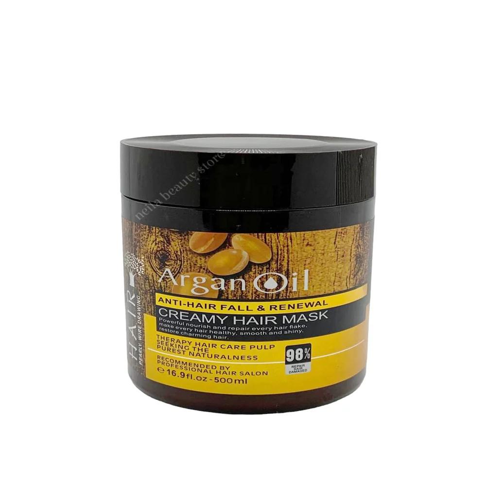Argan Anti-Hair Fall And Renewal Creamy Hair Mask - 500Ml