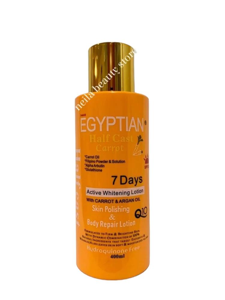 Egyptian Half Cast Carrot Skin Polishing And Repair Body Lotion - 400Ml