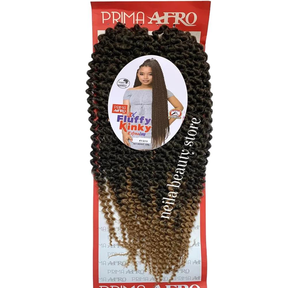 Prima Afro 3X Fluffy Kinky Extra Long #1/27T