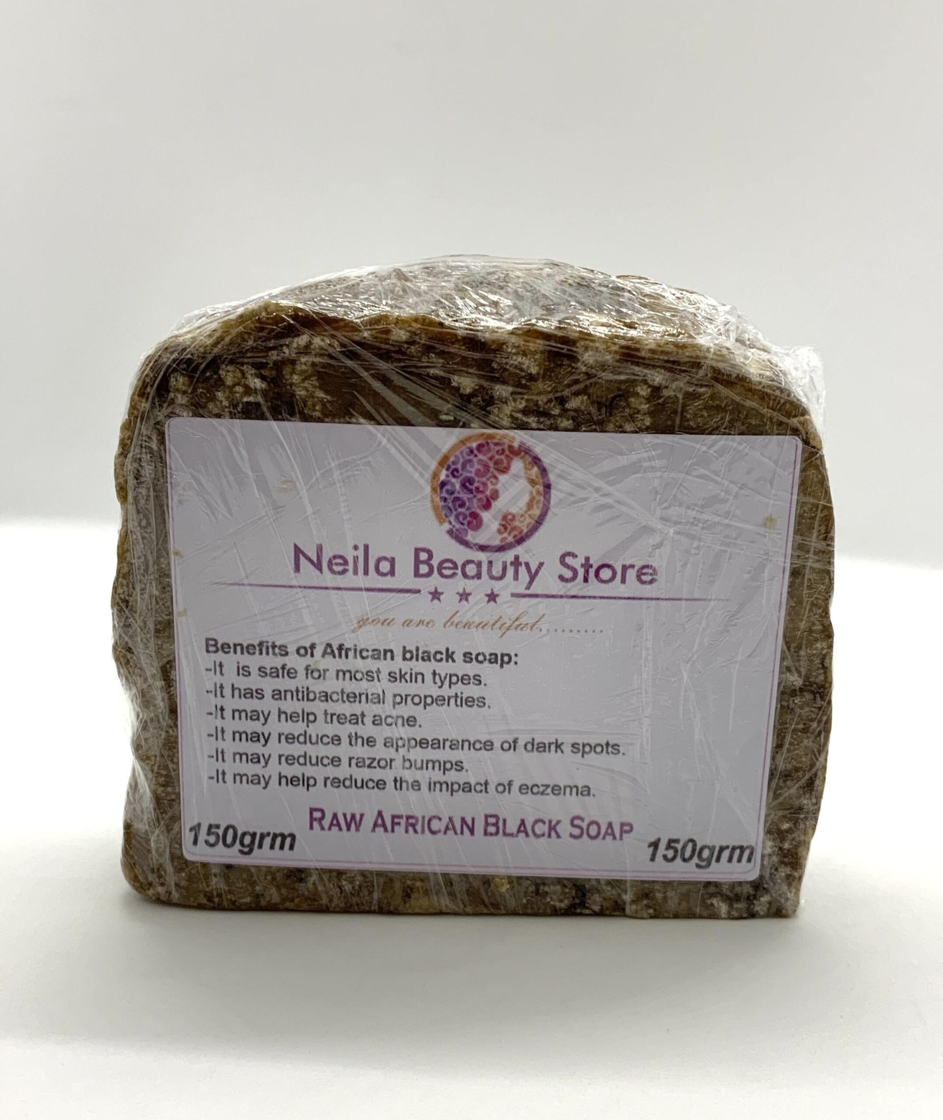 Raw African Black Soap - 150Grm