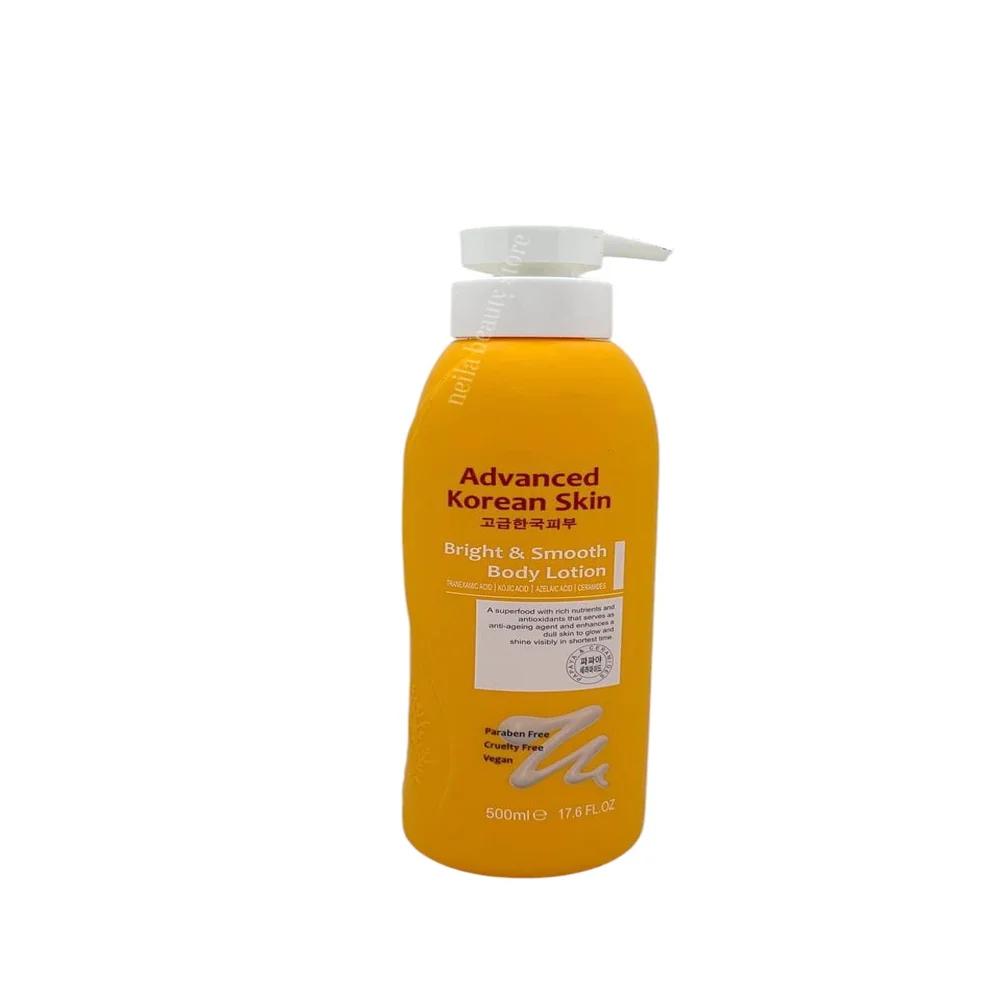 Advanced Korean Bright And Smooth, Tranexamic Acid , Kojic Acid, Azelaic Acid, Ceramides Body Lotion - 500Ml