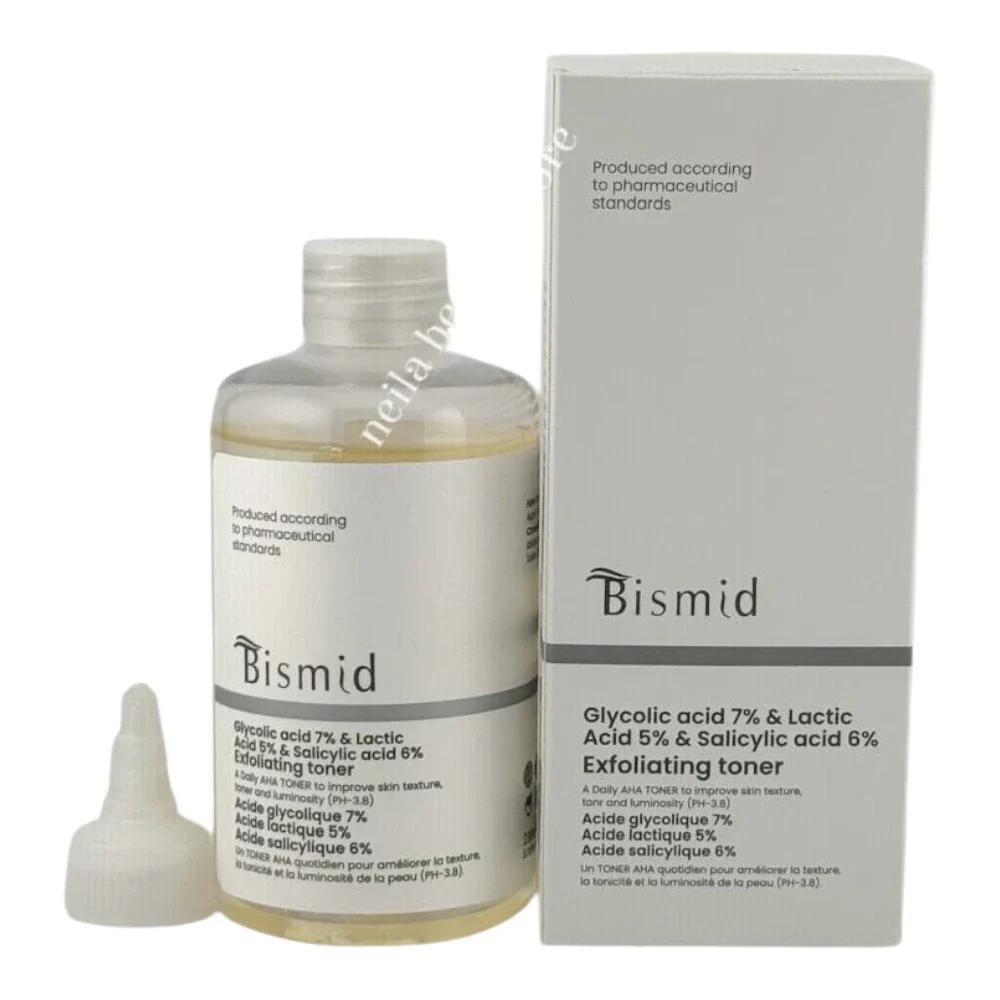 Bismid Glycolic Acid 7% And Lactic Acid 5% And Salicylic Acid 6% And Azelaic Acid 5% Exfoliating Toner - 238Ml