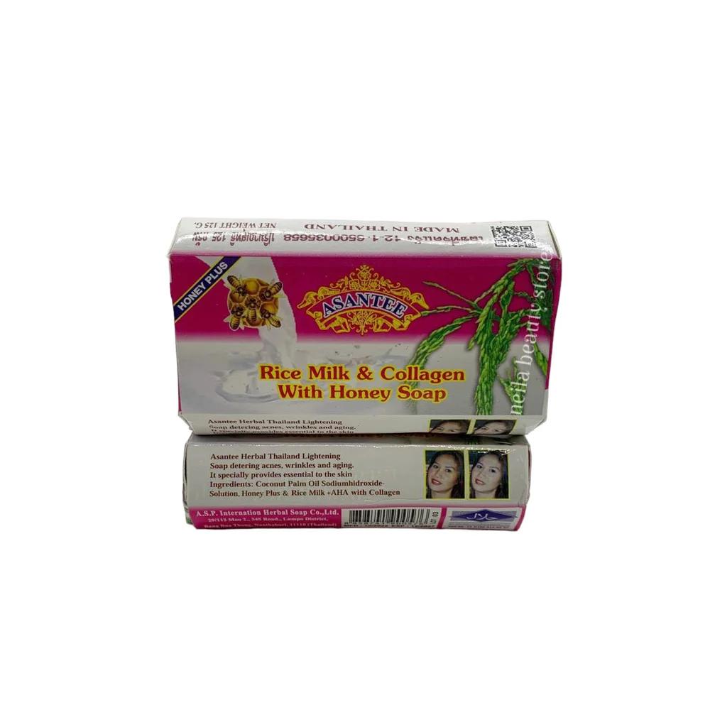 Asantee Rice Milk And Collagen With Honey Soap - 125Grm