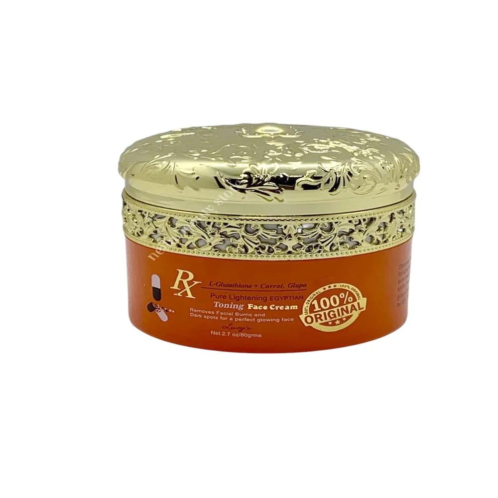 Easy Glow L-Glutathione+Carrot, Glupa Pure Brightening Egyptian Toning Cream - 80Grm