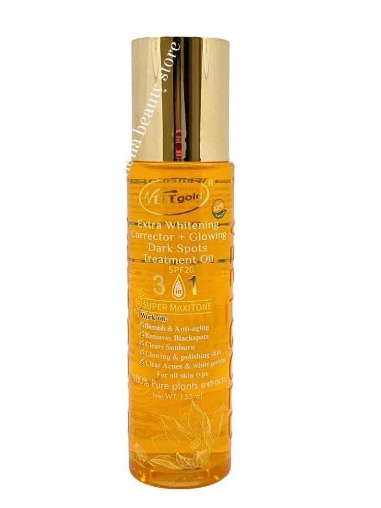 Veetgold 3in1 Corrector +Glowing Dark Spots Treatment Oil - 150Ml