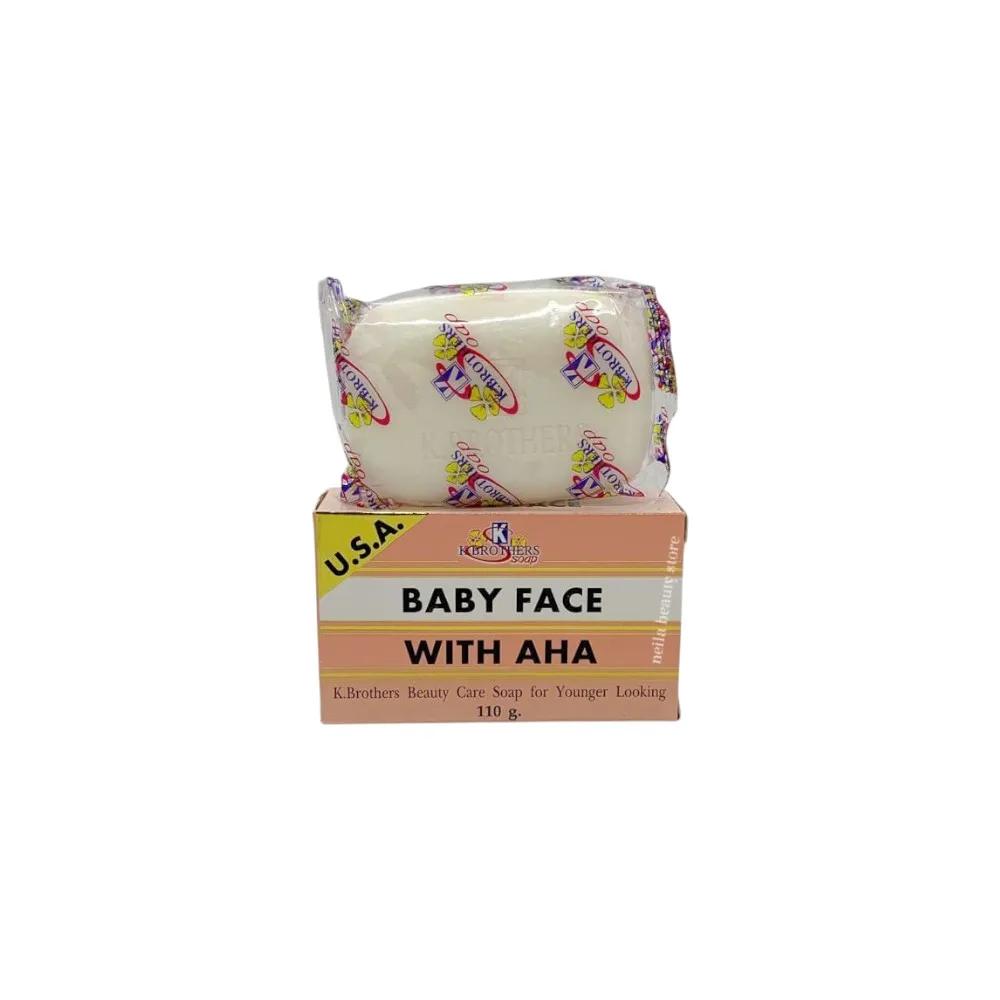 K.Brothers Baby Face Soap With AHA - 110Grm