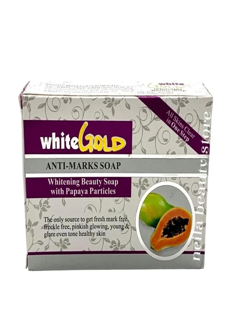 White Gold Anti -Marks Beauty Soap With Papaya Extracts