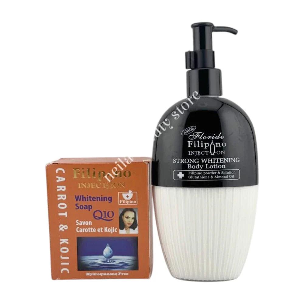 Amos Floride Filipino Injection Body Lotion + Soap Combo