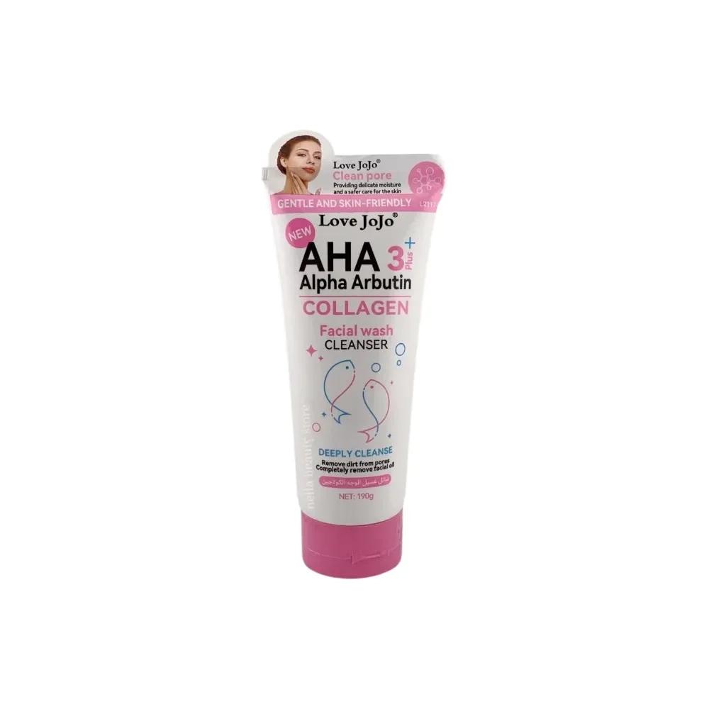 Love JoJo AHA 3Plus Alpha Arbutin Collagen Facial Wash - 190Ml