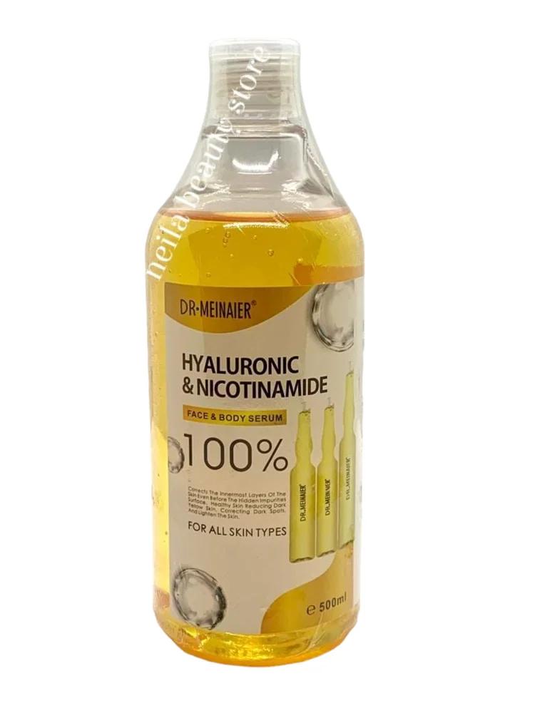 Dr.Meinaier hyaluronic acid and nicotinamide 100% body serum - 500Ml