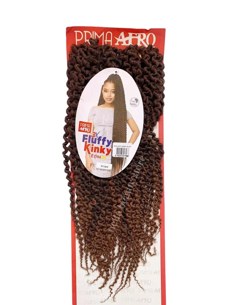 Prima Afro 3X Fluffy Kinky Extra Long #1/30T