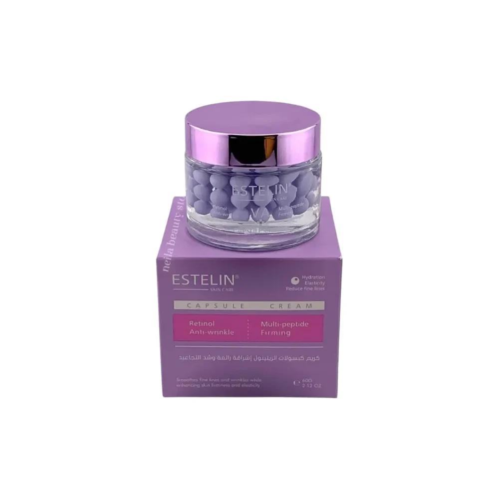 Estelin Retinol Anti-Wrinkle Multi-Peptide Firming Capsule Cream - 60Grm