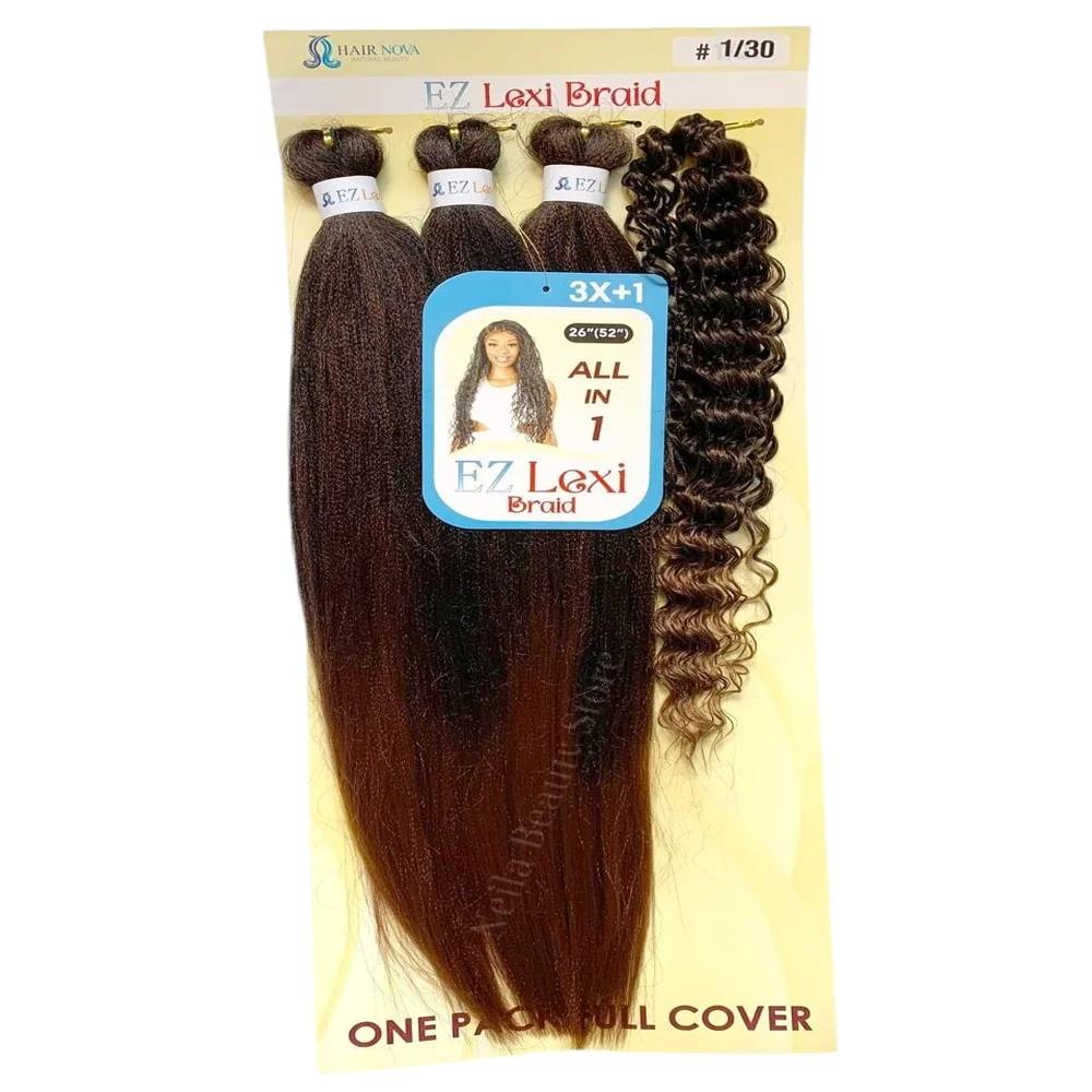 Hair Nova Ez Lexi Braid #1/30,26"(52") All in One