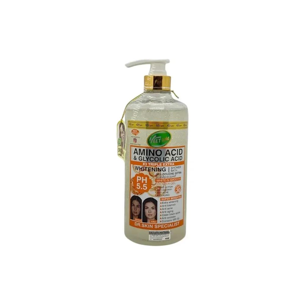 Veetgold Amino Acid And Glycolic Acid Triple Brightening Shower Gel - 1000Ml