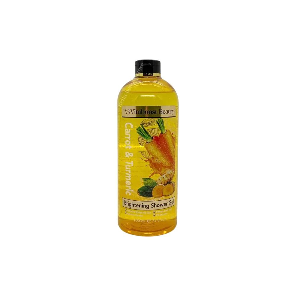 Vitaboost Beauty Carrot And Turmeric Brightening Shower Gel - 1000Ml