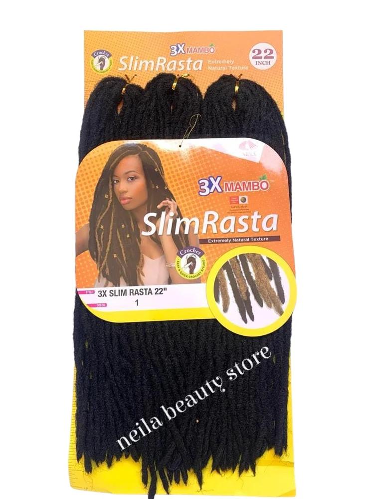 Slim Rasta 22" Colour 1, 3X Mambo
