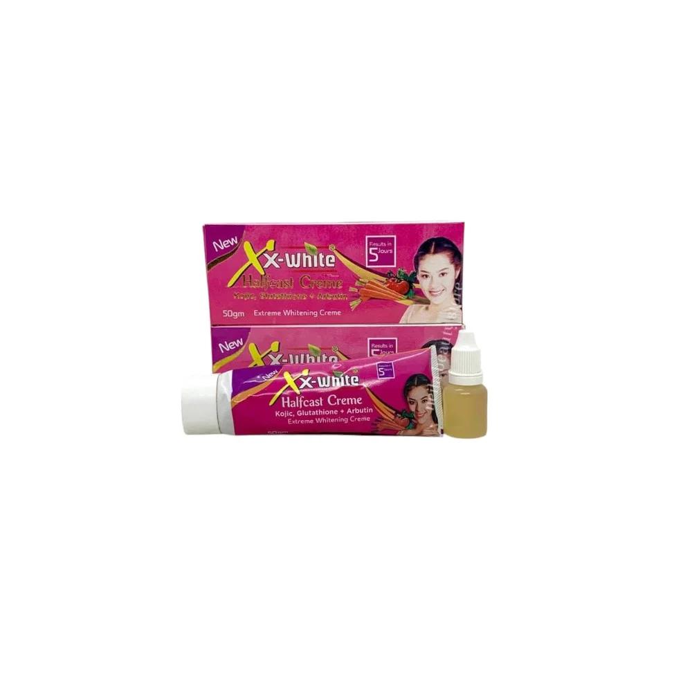 Xx-White Half Cast Kojic, Glutathione, Arbutin Cream - 50Grm