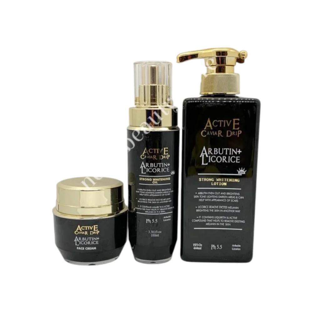 Active Caviar Drip Arbutin+Licorice full set Combo