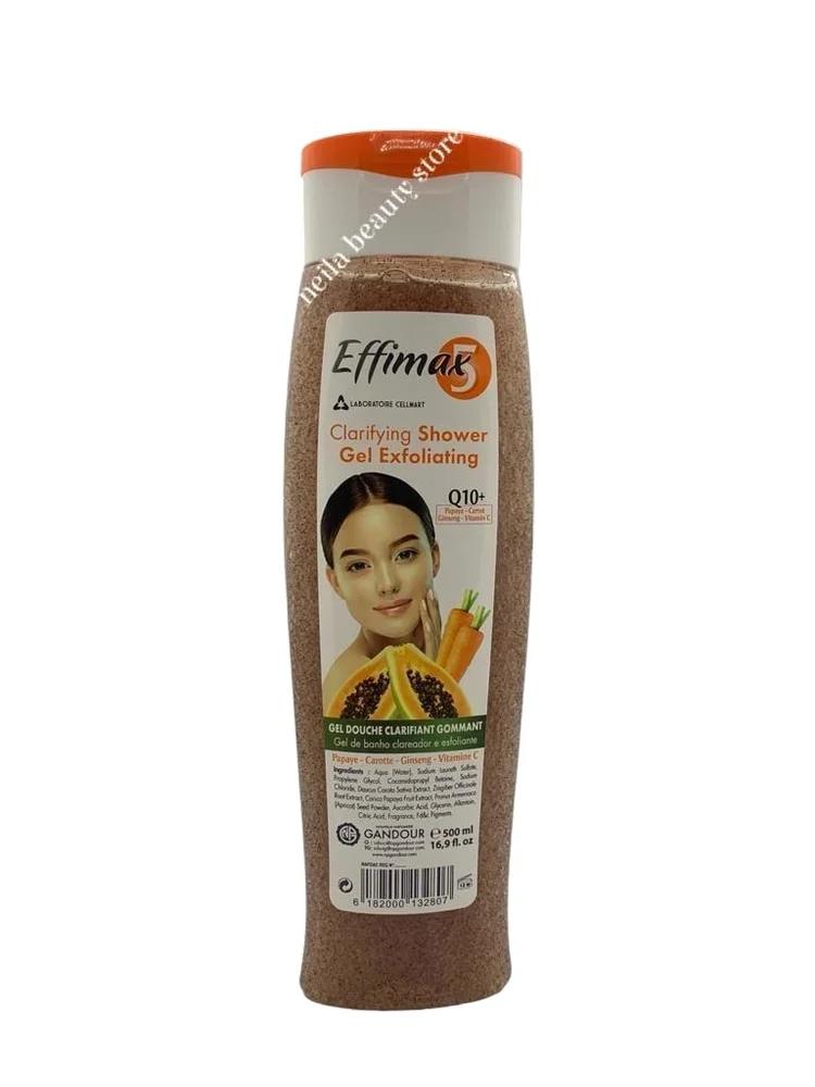 Effimax Clarifying Exfoliating Shower Gel - 500Ml