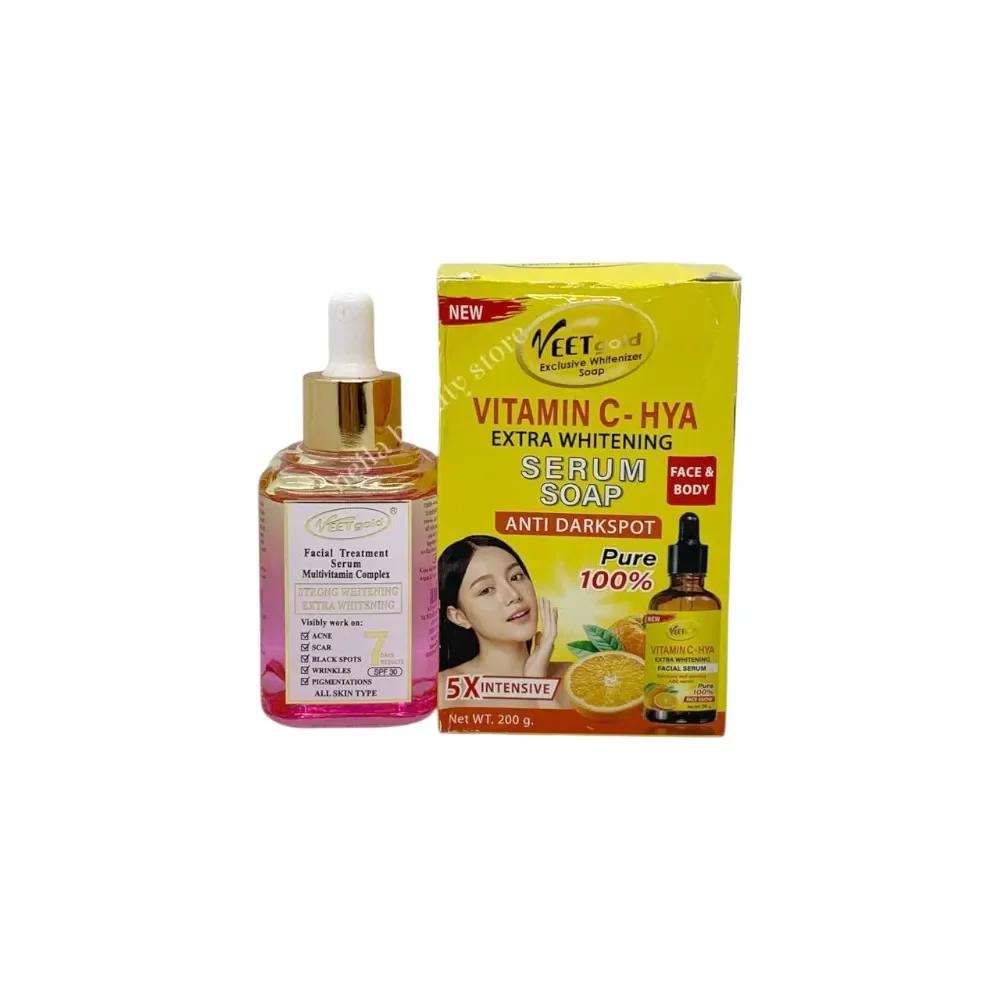 Veetgold Facial Treatment Multivitamin & Vitamin C-Hya Anti-Dark Spot Combo