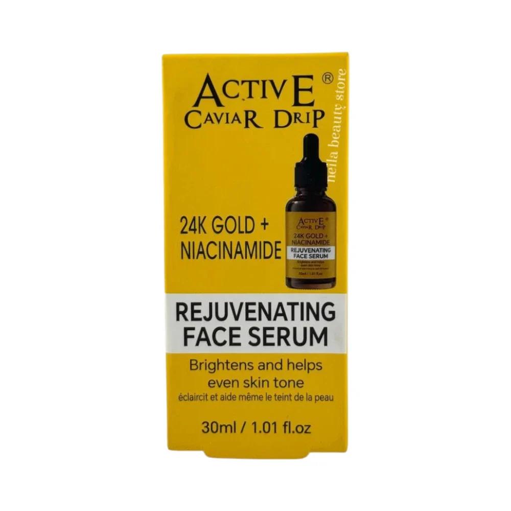 Active Caviar Drip 24K Gold+ Niacinamide Rejuvenating Face Serum - 30Ml