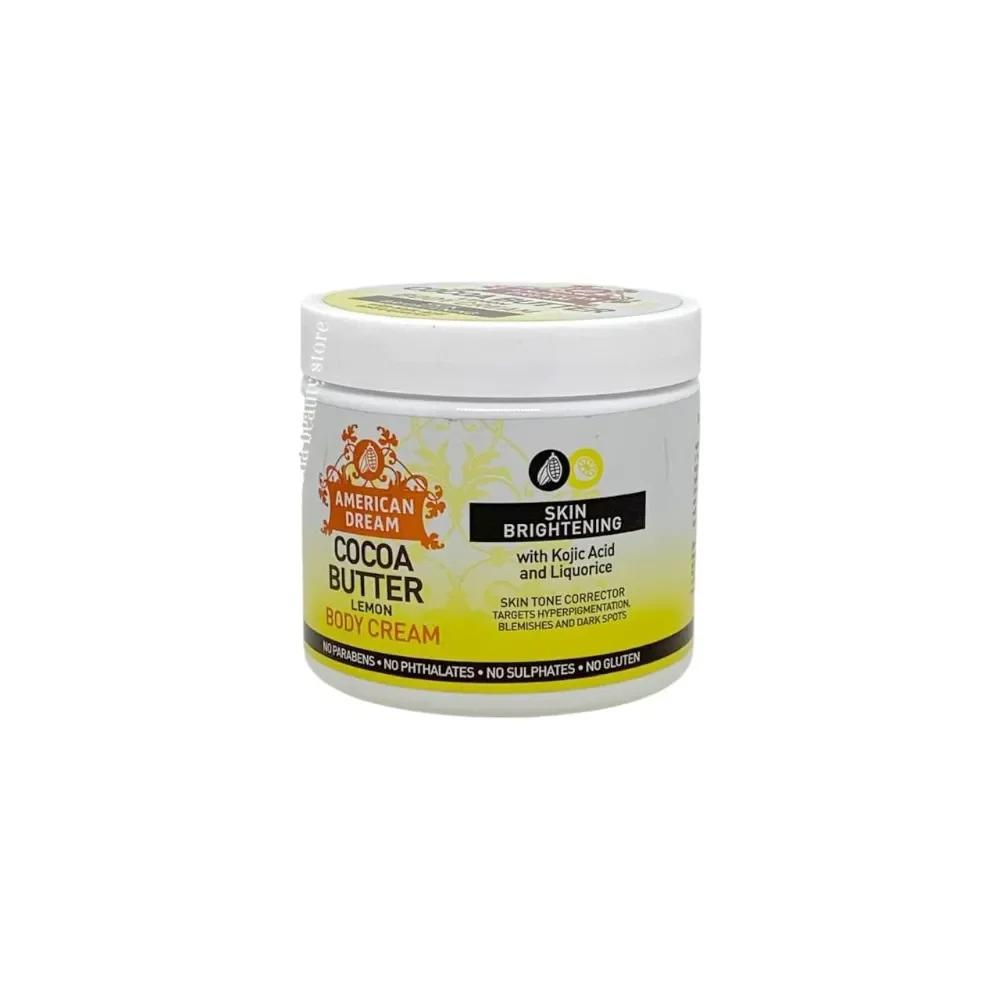 American Dream Cocoa Butter Skin Brightening Cream With Kojic Acid And Liquorice - 453Grm