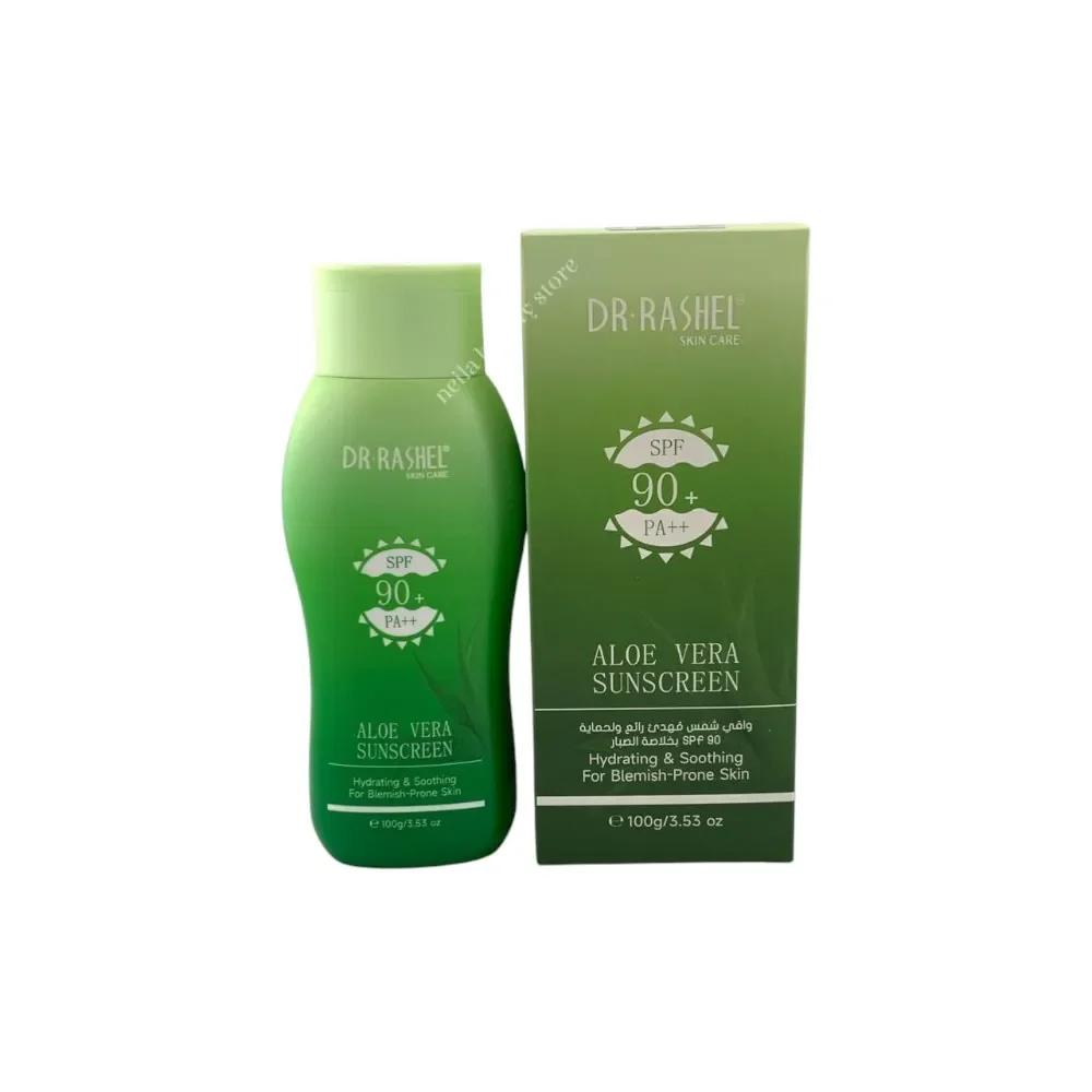 DR. Rashel SPF90 Aloe Vera Hydrating & Soothing Sunscreen - 100Grm