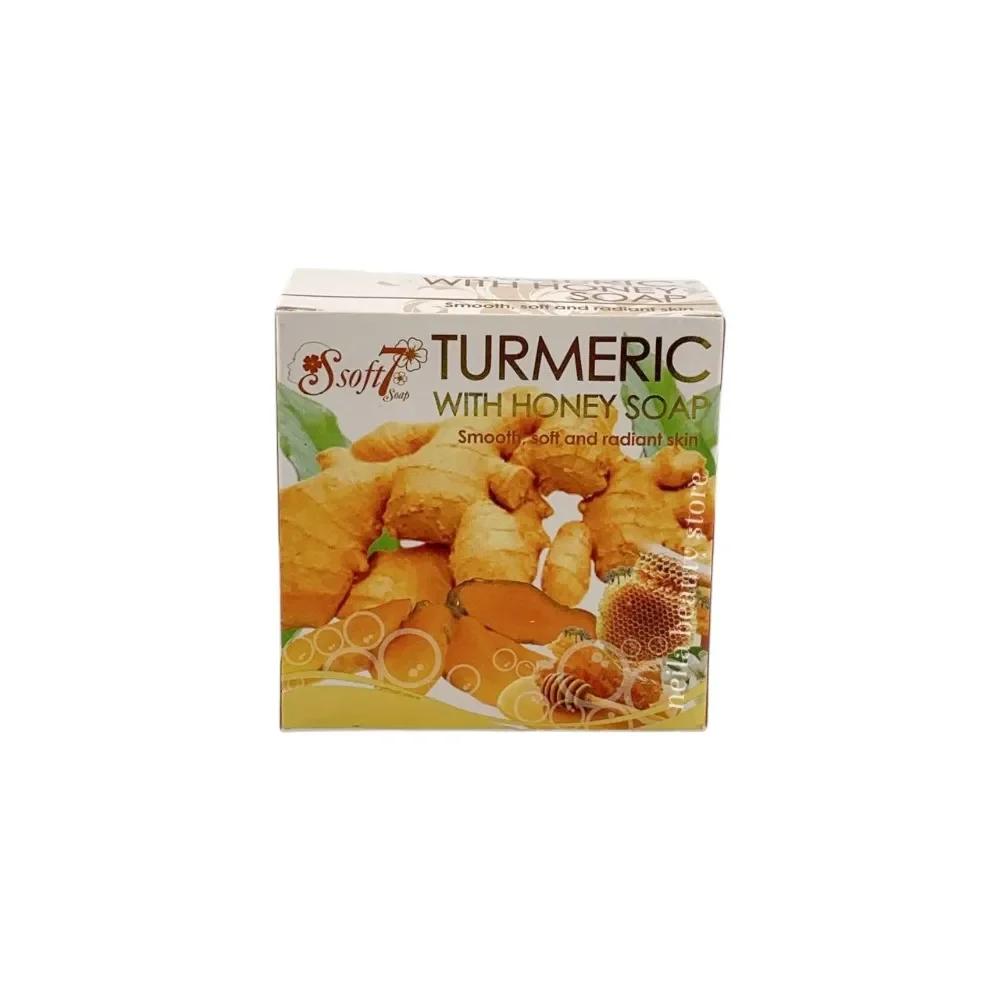 Ssoft7 Turmeric Soap With Honey Soap - 120Grm