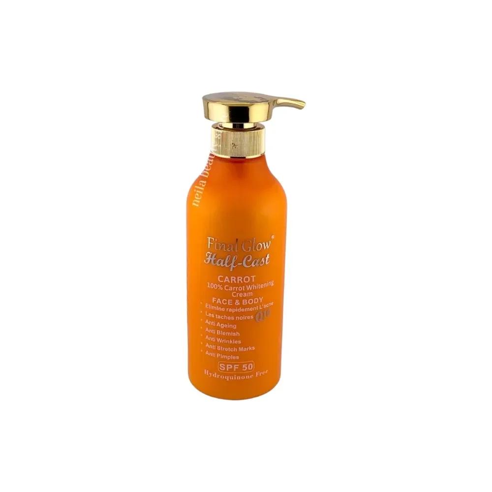 Final Glow Half Cast Carrot Brightening Cream - 500Ml