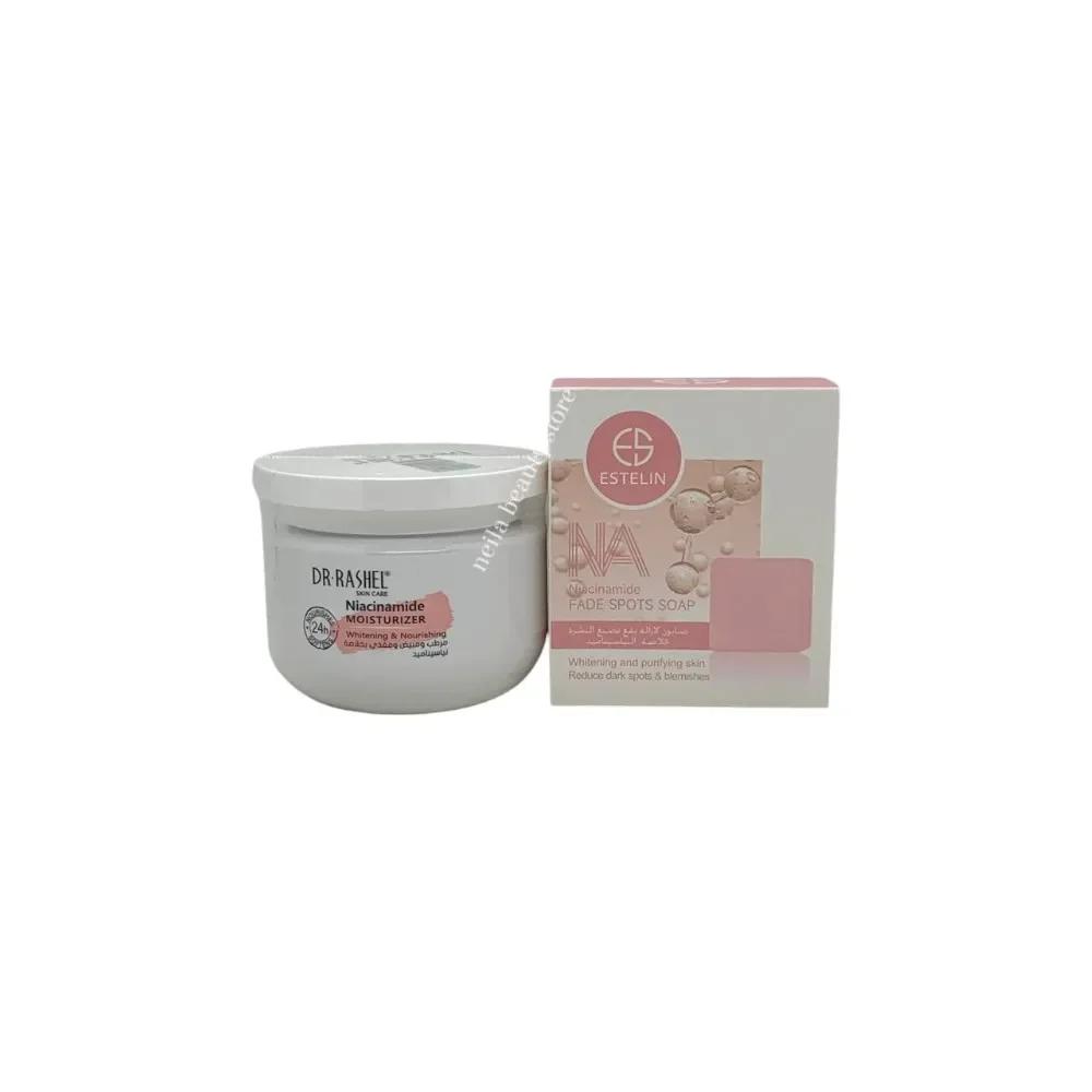 DR.Rashel Niacinamide Brightening Moisturizer+ Niacinamide Soap Combo