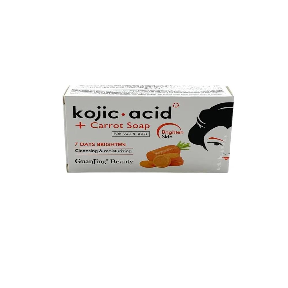 Guanjing Kojic Acid+ Carrot Brightening Soap - 120Grm
