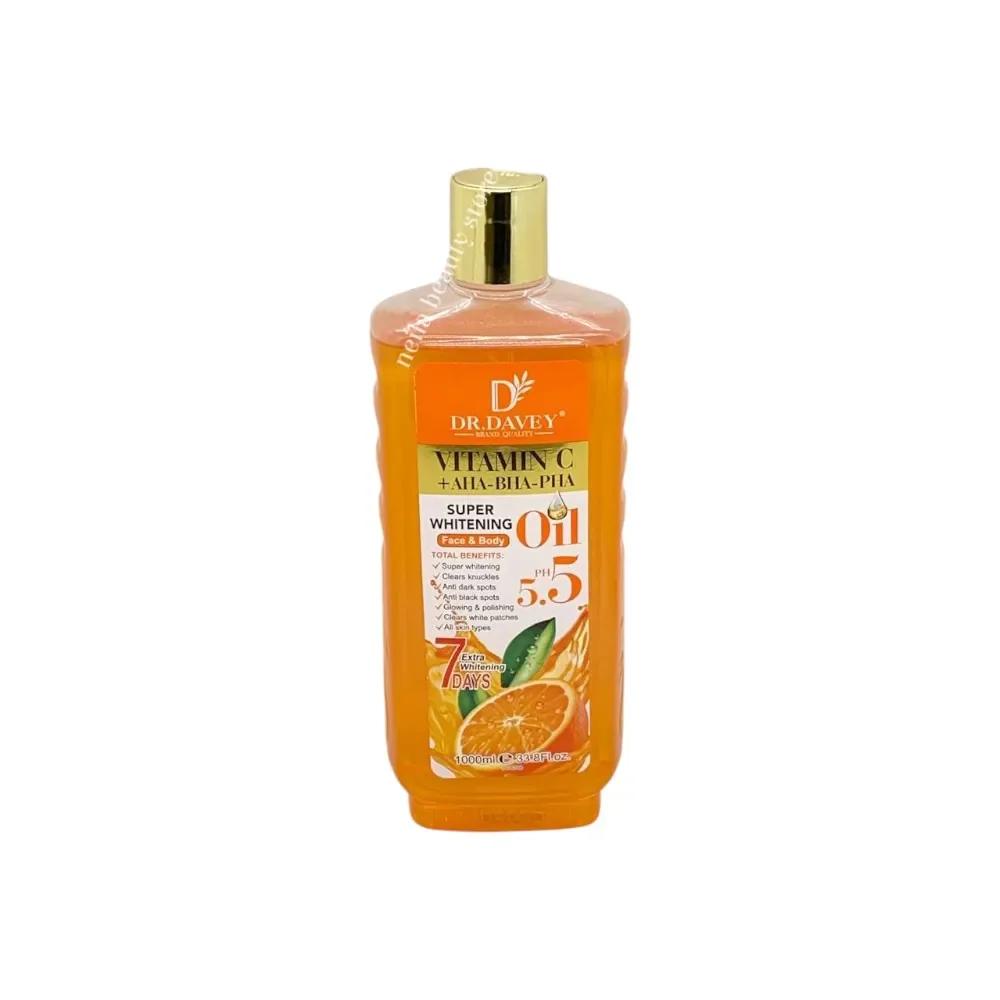 DR.Davey Vitamin C + AHA, BHA, PHA Super Brightening Oil - 1000Ml