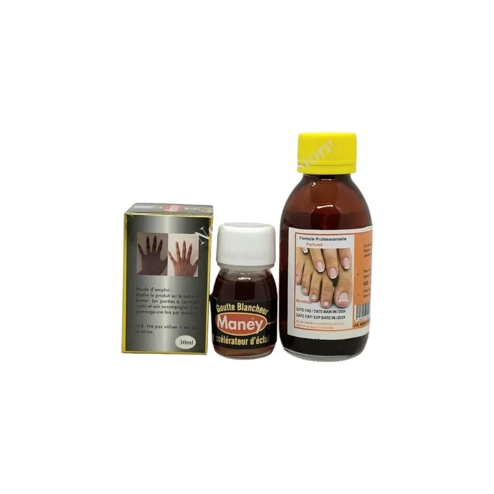 Maney Drop Accelerator Knuckle Serum & Fongicide Natural Light Solution Combo