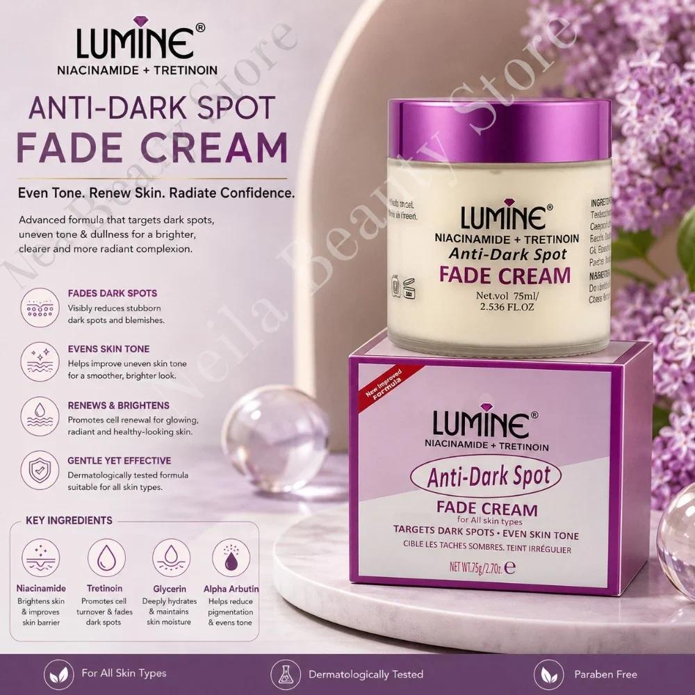 Lumine Niacinamide+Tretinoin Anti-Dark Spot Fade Cream - 75Ml