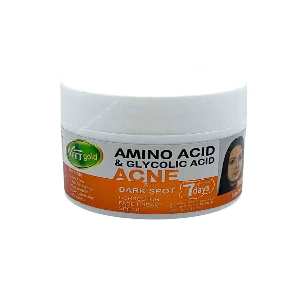 Veetgold Amino Acid &Glycolic Acid Acne & Dark Spot Corrector Cream - 100Grm