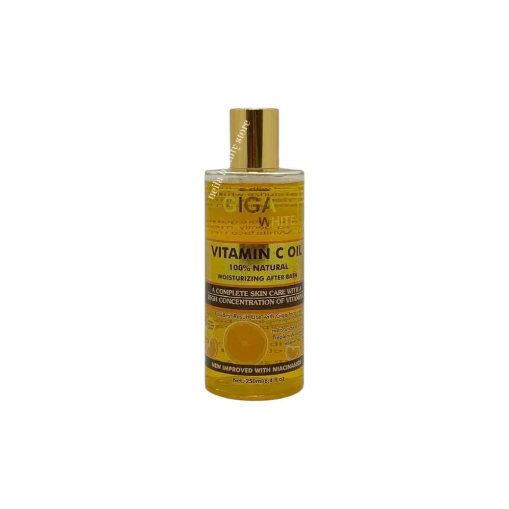 Giga white Vitamin C 100% Natural Moisturising After Bath Oil - 250Ml