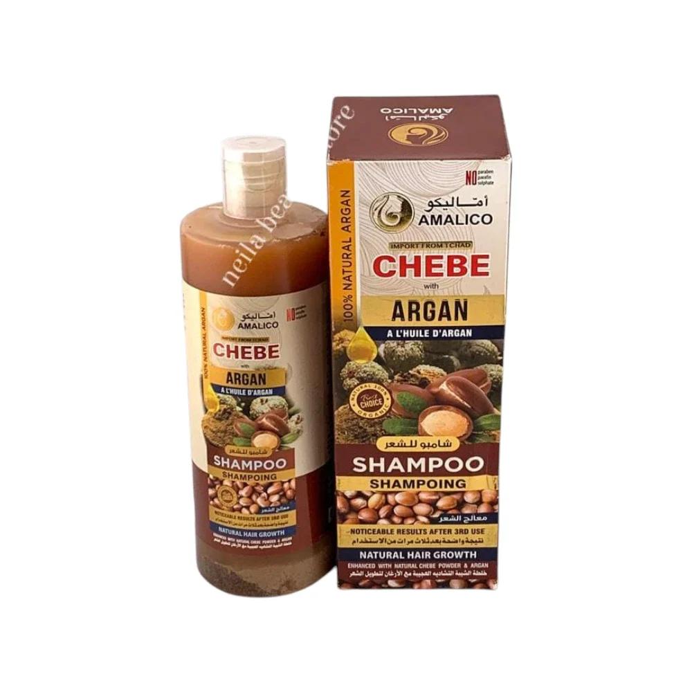 Amalico Tchad Chebe Shampoo With Argan Oil - 500Ml