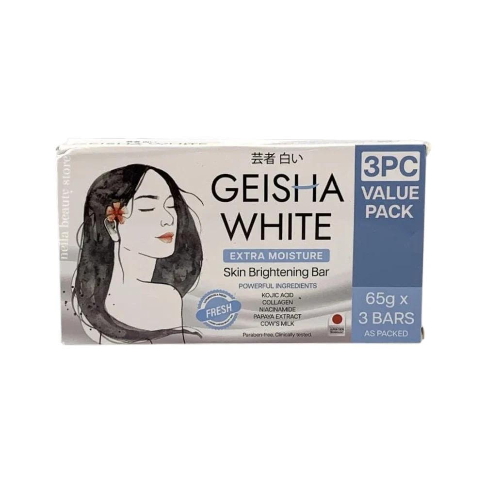 Geisha White Extra Moisture Brightening Bars - 65Grm 3Bars