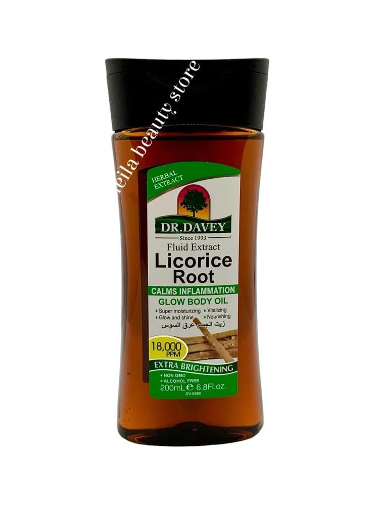 DR. Davey Licorice Root Extra Brightening Glow Body Oil - 200Ml