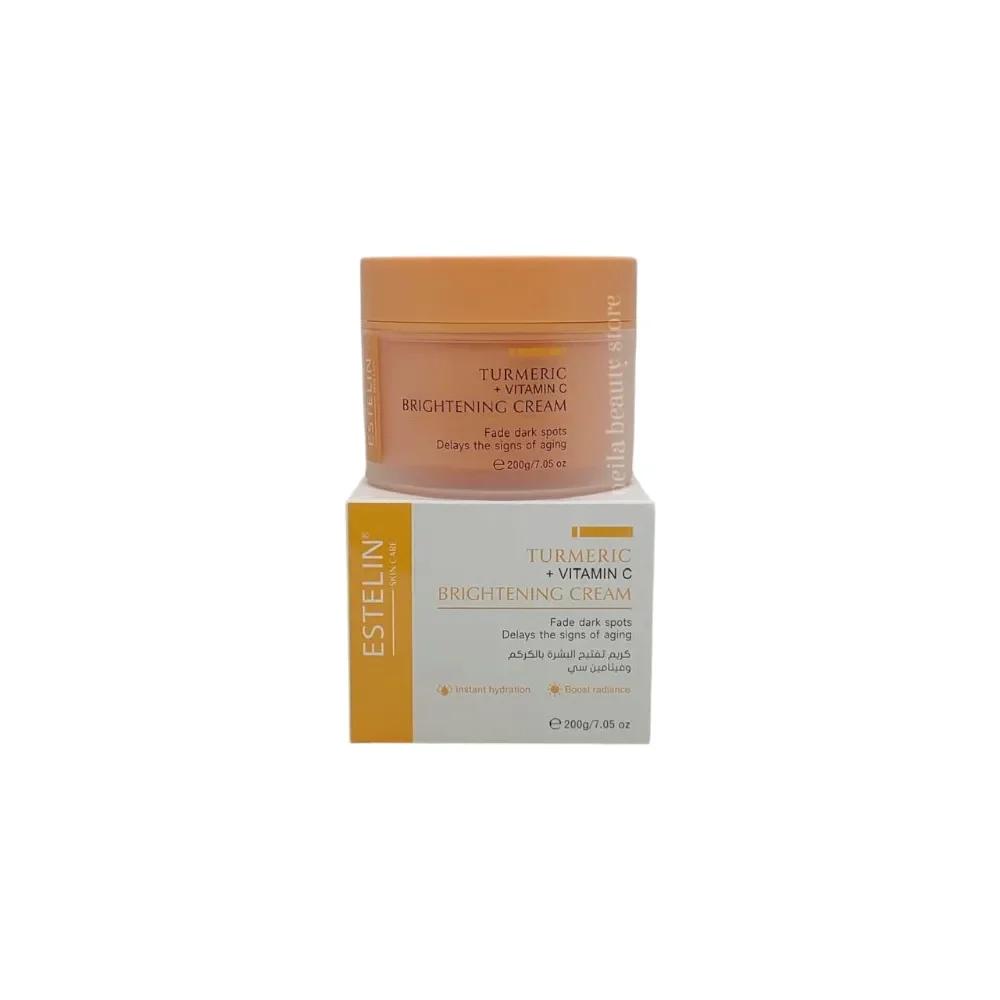 Estelin Turmeric + Vitamin C Brightening Cream - 200Grm