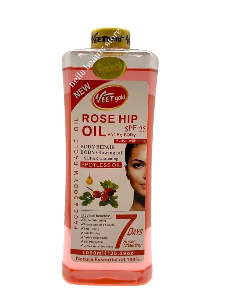 Veetgold Rose Hip Spotless Body Repair Glowing Oil - 1000Ml