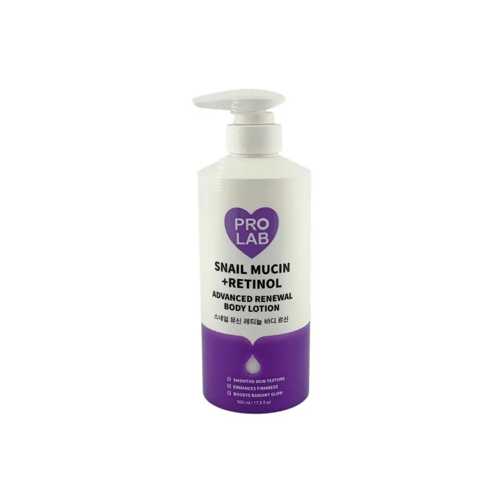 Pro Lab Snail Mucin+Retinol Advanced Renewal Body Lotion - 500Ml