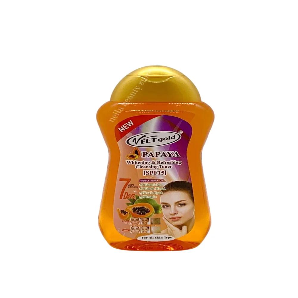 Veetgold Papaya Brightening And Refreshing Cleansing Toner SPF15 - 300Ml