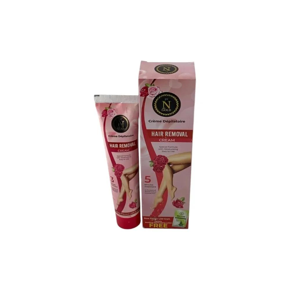 Noor Gold Hair Removal Cream Rose Flavour - 120Grm